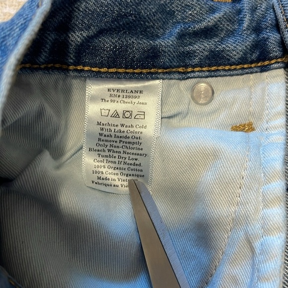 Everlane The 90s Cheeky Jean size 27 Crop - Picture 8 of 9
